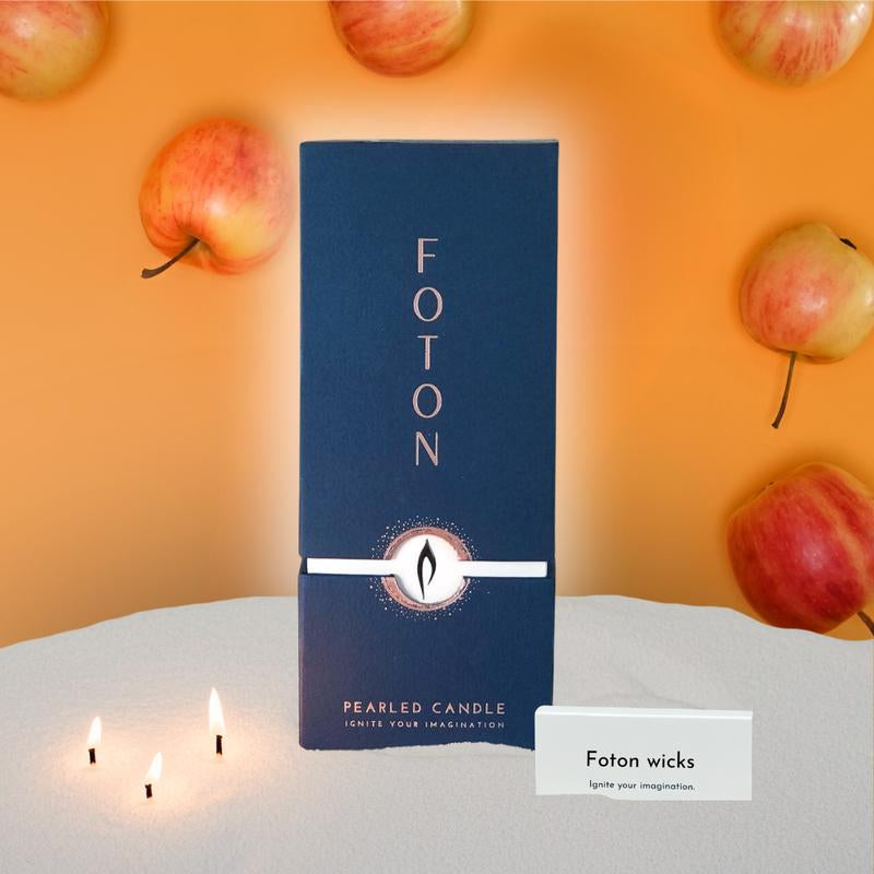 Foton Pearled Candle - Scented White