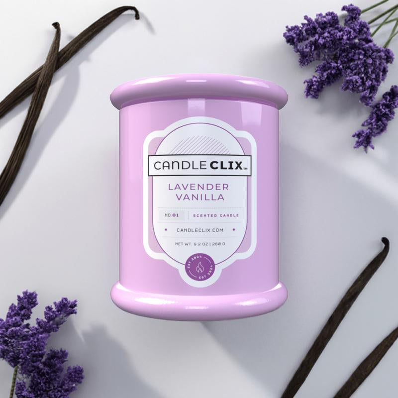 Lavender Vanilla - Scented Decorative Candle for Home Fragrance