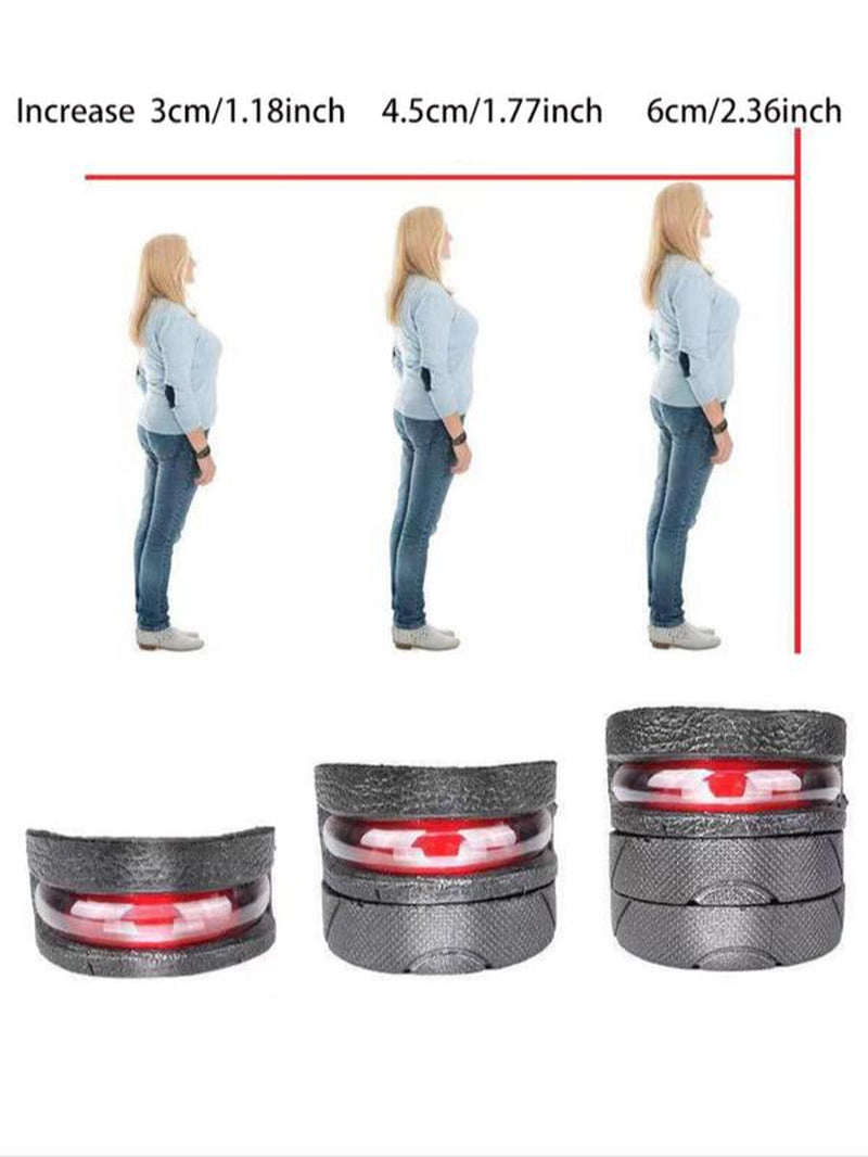 *Invisible Height-Increasing Shoe Insoles – Soft, Shock-Absorbing, Breathable Lifts for Men & Women