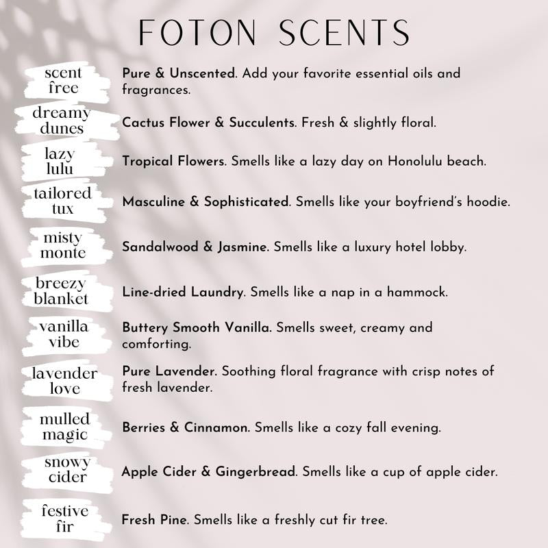 Foton Pearled Candle - Scented White