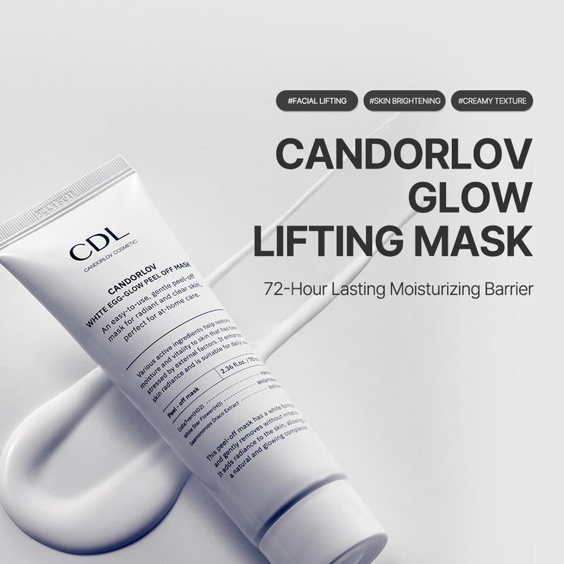 Candorlov Collagen Lifting Peel-Off Mask – Brightening, Deep Hydration & Firming Face Mask | 2.36 fl.oz / 70ml K-Beauty Skincare