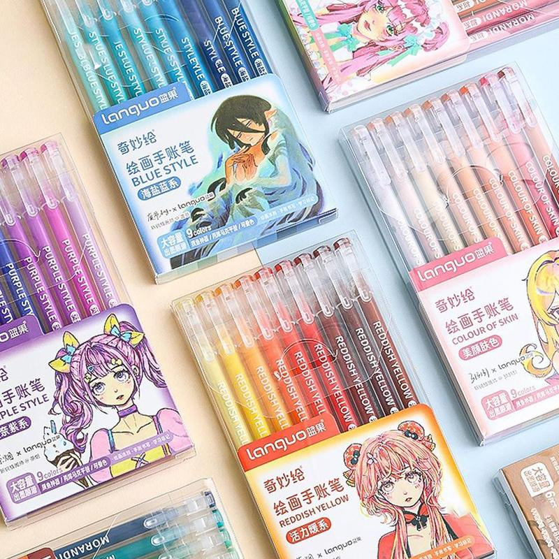 117 Color Graffiti Gel Pen, 123Pcs/Set High Quality Design Ink Artist Drawing Pen, Doodle Drawing Pen, Learning Markers, Art Supplies