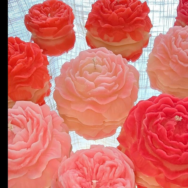 Soy Wax Rose Candle Gift Box - Scent Fresh Rose, Decorative Gift for Any Occasion