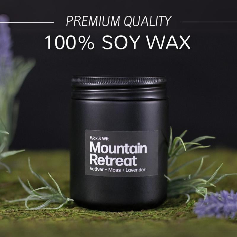 Wax & Wit Candles for Men, Gifts for Men, Manly Candles, Scented Candles for Men, Man Candles - 9Oz Decor Freshener Decoration Aroma Ornaments Perfume