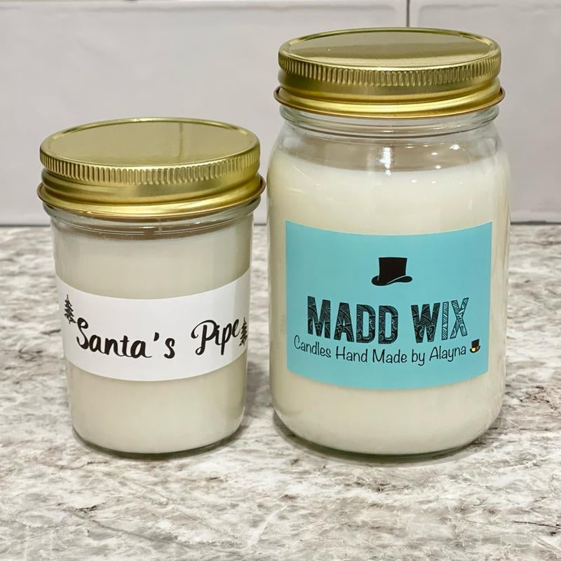 Santa’S Cherrywood 16Oz Soy Candle Decor Aroma
