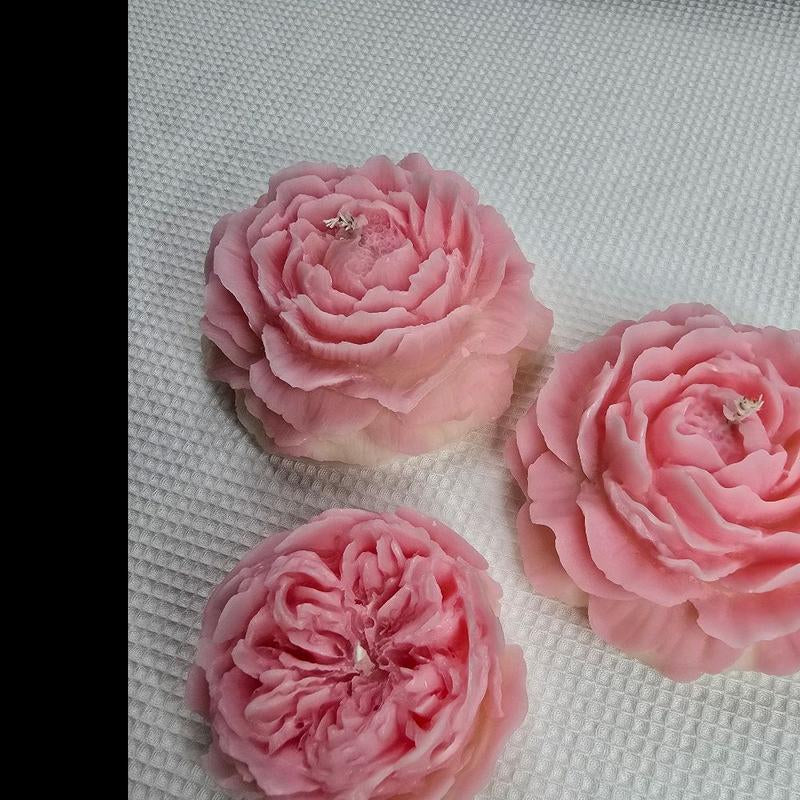 Soy Wax Rose Candle Gift Box - Scent Fresh Rose, Decorative Gift for Any Occasion