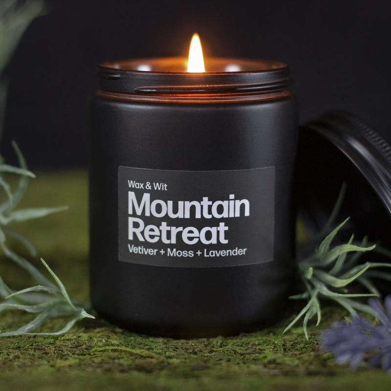 Wax & Wit Candles for Men, Gifts for Men, Manly Candles, Scented Candles for Men, Man Candles - 9Oz Decor Freshener Decoration Aroma Ornaments Perfume