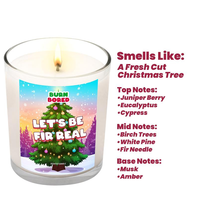 BurnBored XL Scented Candle – 18oz Hand-Poured Coconut Wax Candle | 120 Hour Burn Time | Nontoxic Luxury Candle for Room Decor