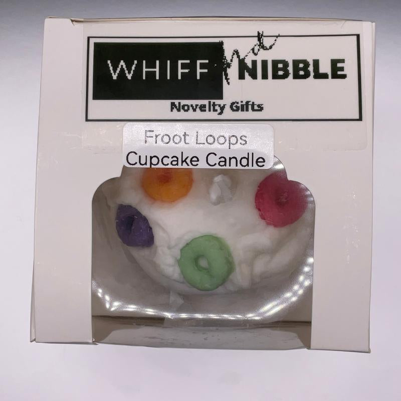 Froot Loops Scented Cupcake Candle