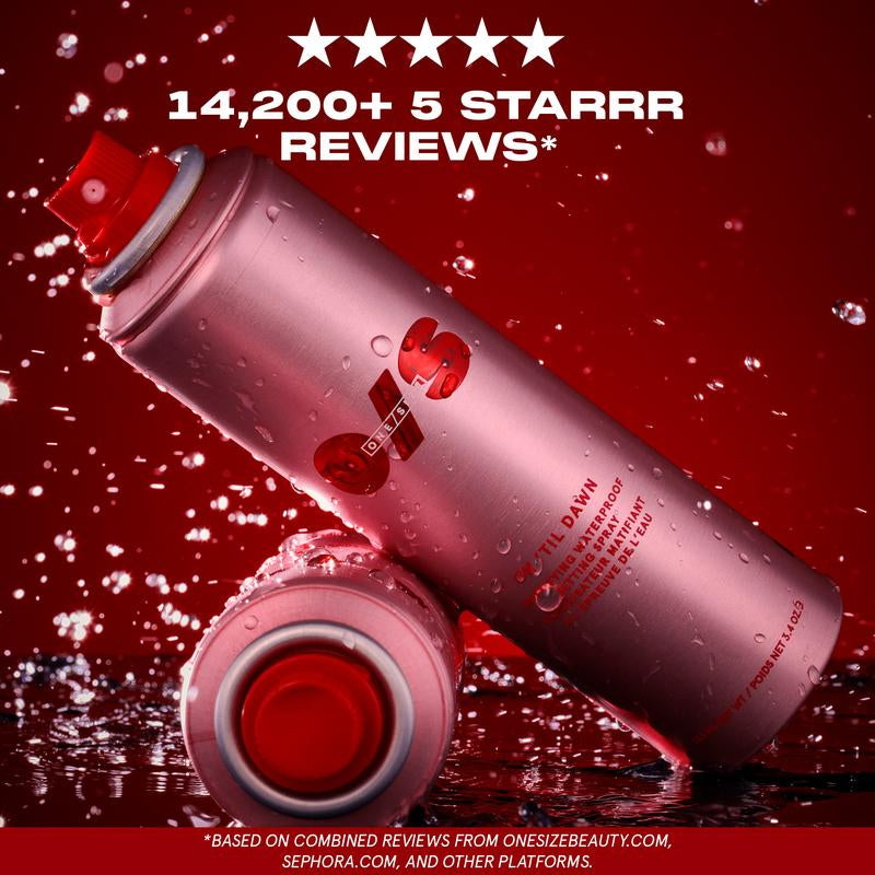 ONE/SIZE On ‘Til Dawn Mattifying Waterproof Setting Spray – 1oz Travel Size | 16HR Wear, Transferproof, Oil-Control, Pore-Perfecting Finish 