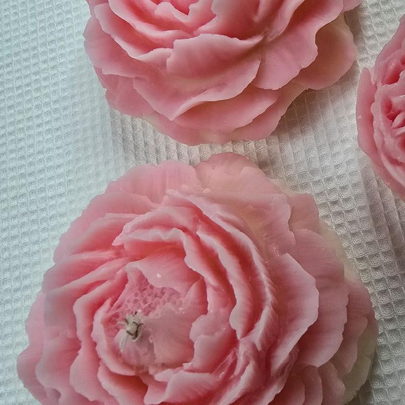 Soy Wax Rose Candle Gift Box - Scent Fresh Rose, Decorative Gift for Any Occasion