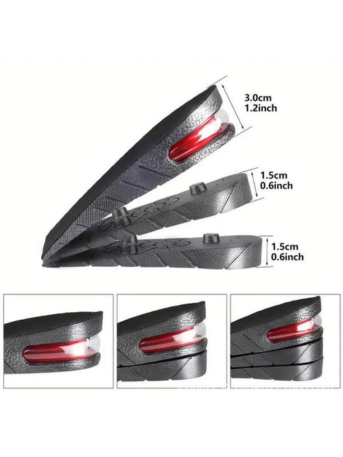 *Invisible Height-Increasing Shoe Insoles – Soft, Shock-Absorbing, Breathable Lifts for Men & Women