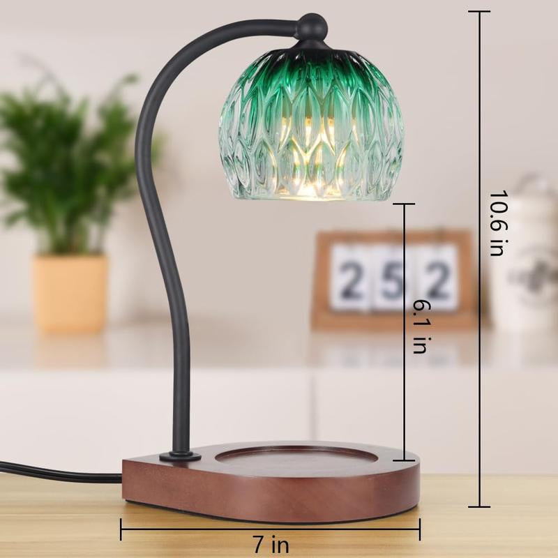 Dimmable Candle Warmer Lamp with Timer for Scented Jar Candles Electric Candle Wax Melt Warmer Suitable for Bedroom New Home Decor Christmas Birthday Gifts for Women Mom(With 2 Bulbs), Springtok