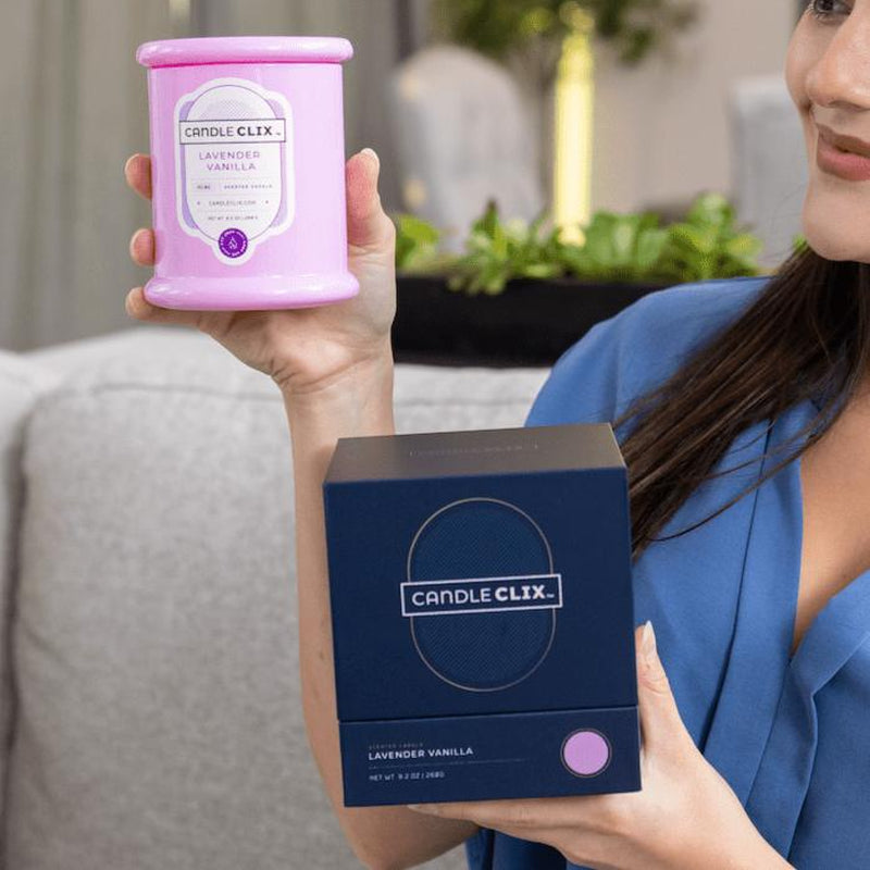 Lavender Vanilla - Scented Decorative Candle for Home Fragrance