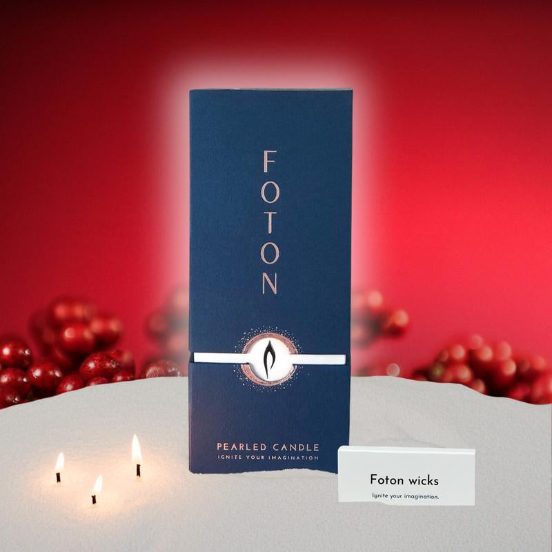 Foton Pearled Candle - Scented White