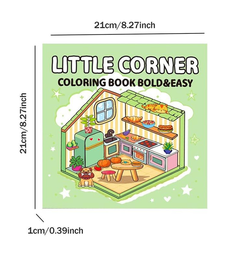 120 Color Double Headed Marker Set, Art Painting Tool, Model Making Color Pen, Permanent Sketch Marker Pen, Adult Illustration Art Coloring Pen+Coloring Book - Corner