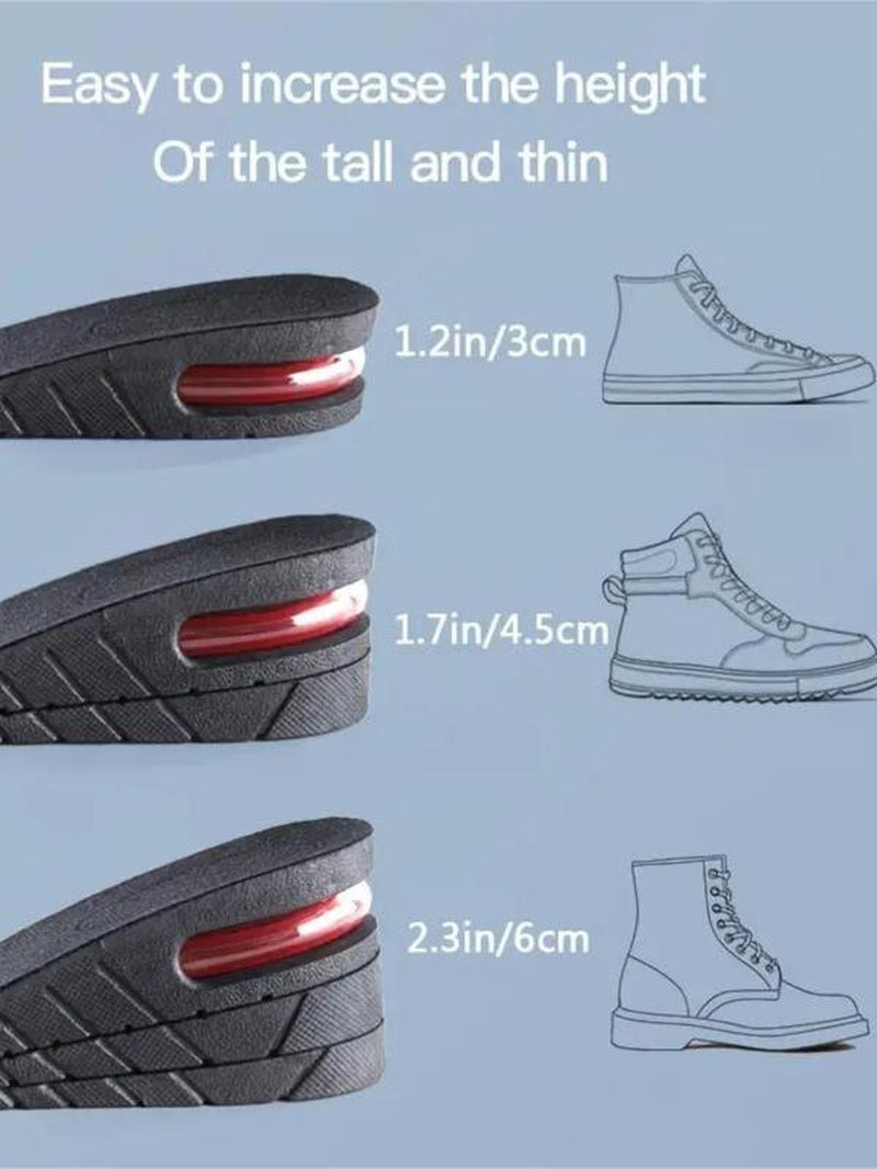 *Invisible Height-Increasing Shoe Insoles – Soft, Shock-Absorbing, Breathable Lifts for Men & Women